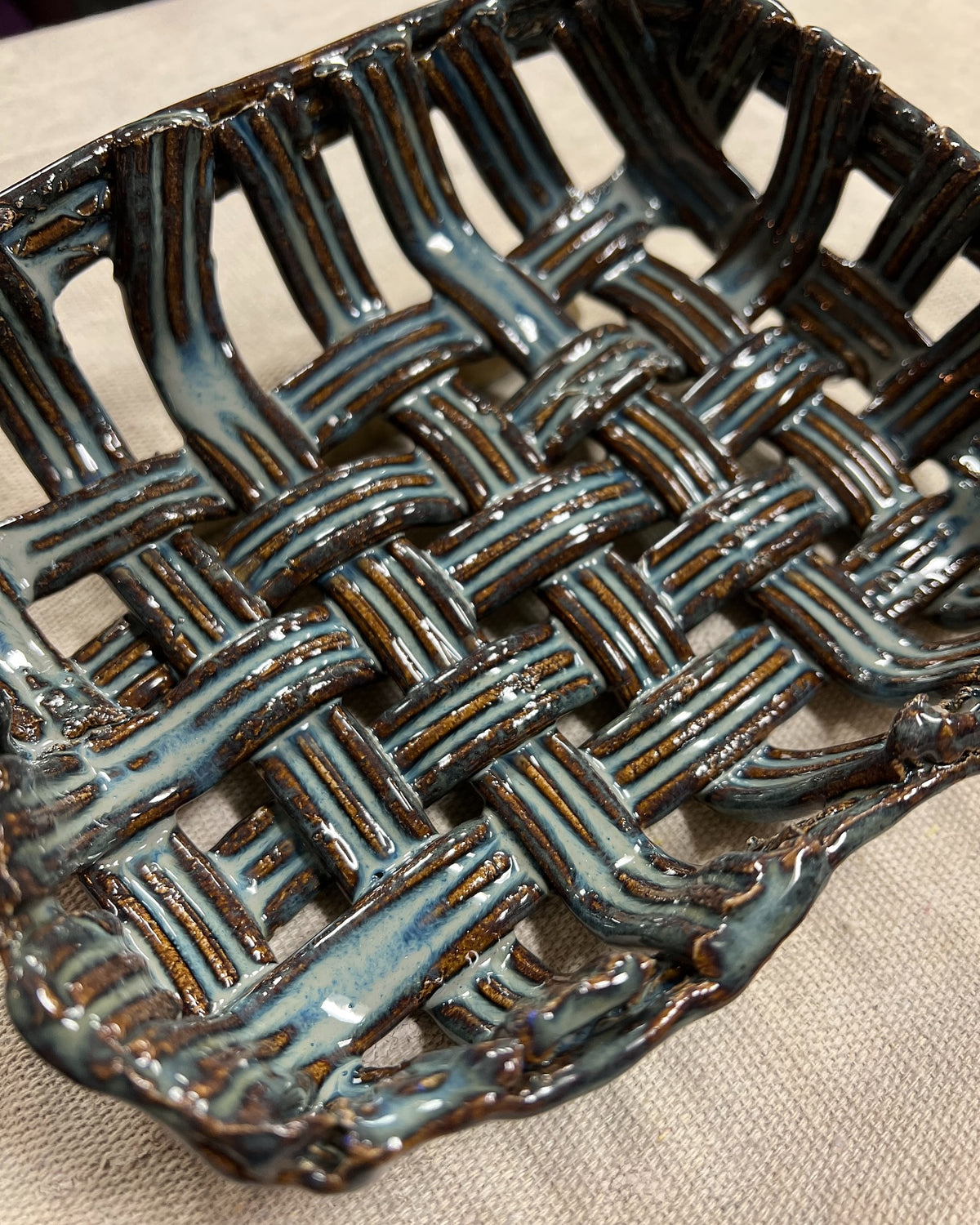 Ceramic Harvest Baskets and Berry Bowls