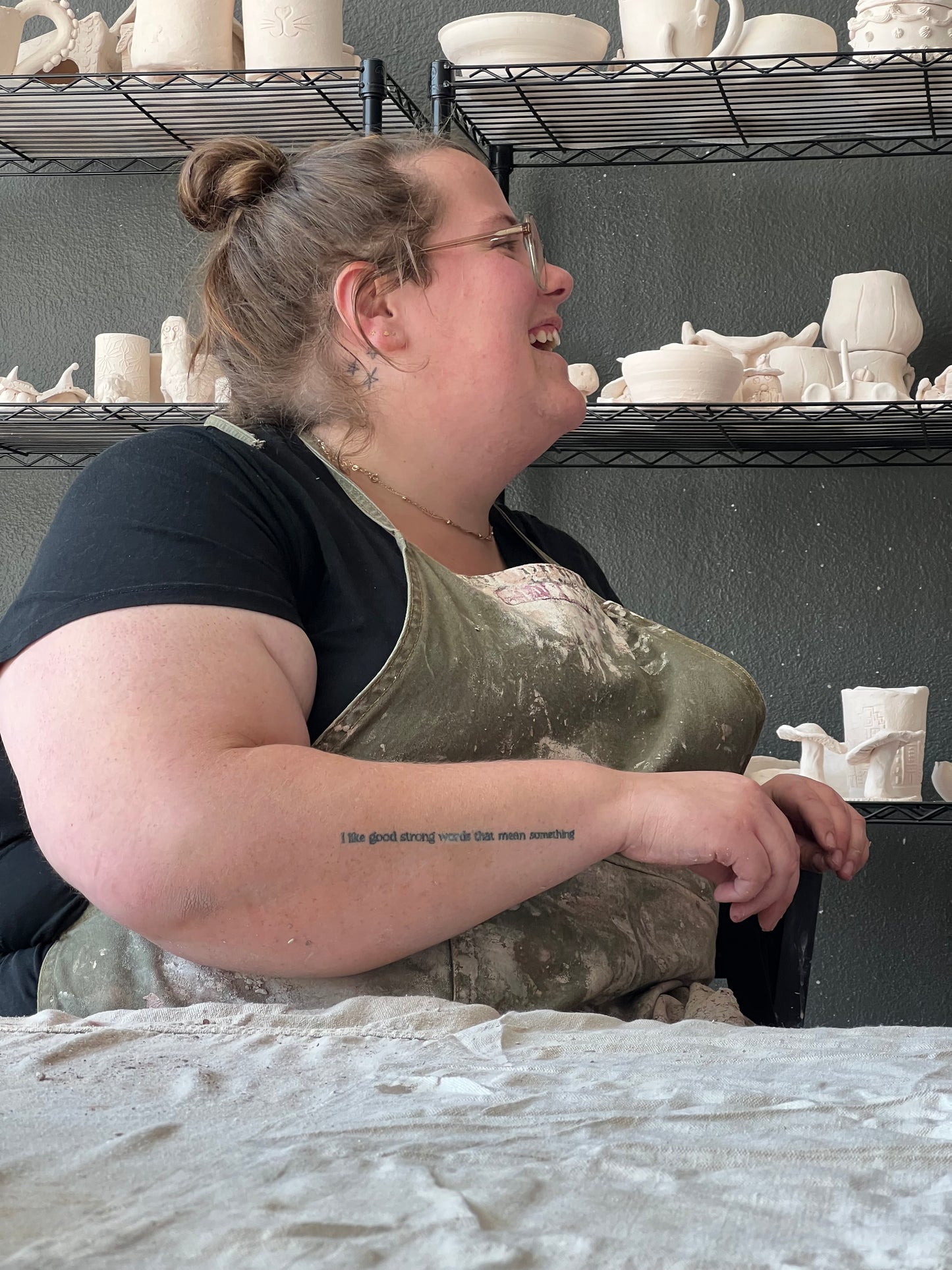 Clay with Miss Katie -- Pullman