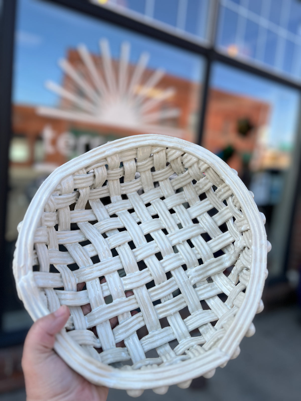 Ceramic Harvest Baskets and Berry Bowls