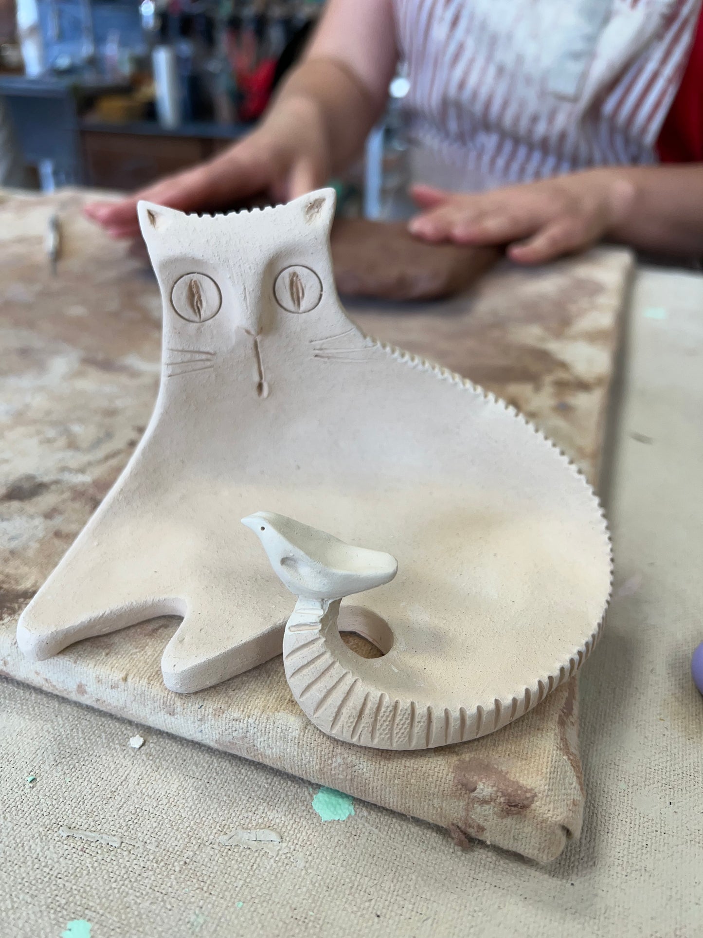 Friday the 13th: Black Cat Candle Holders and Trinket Dishes