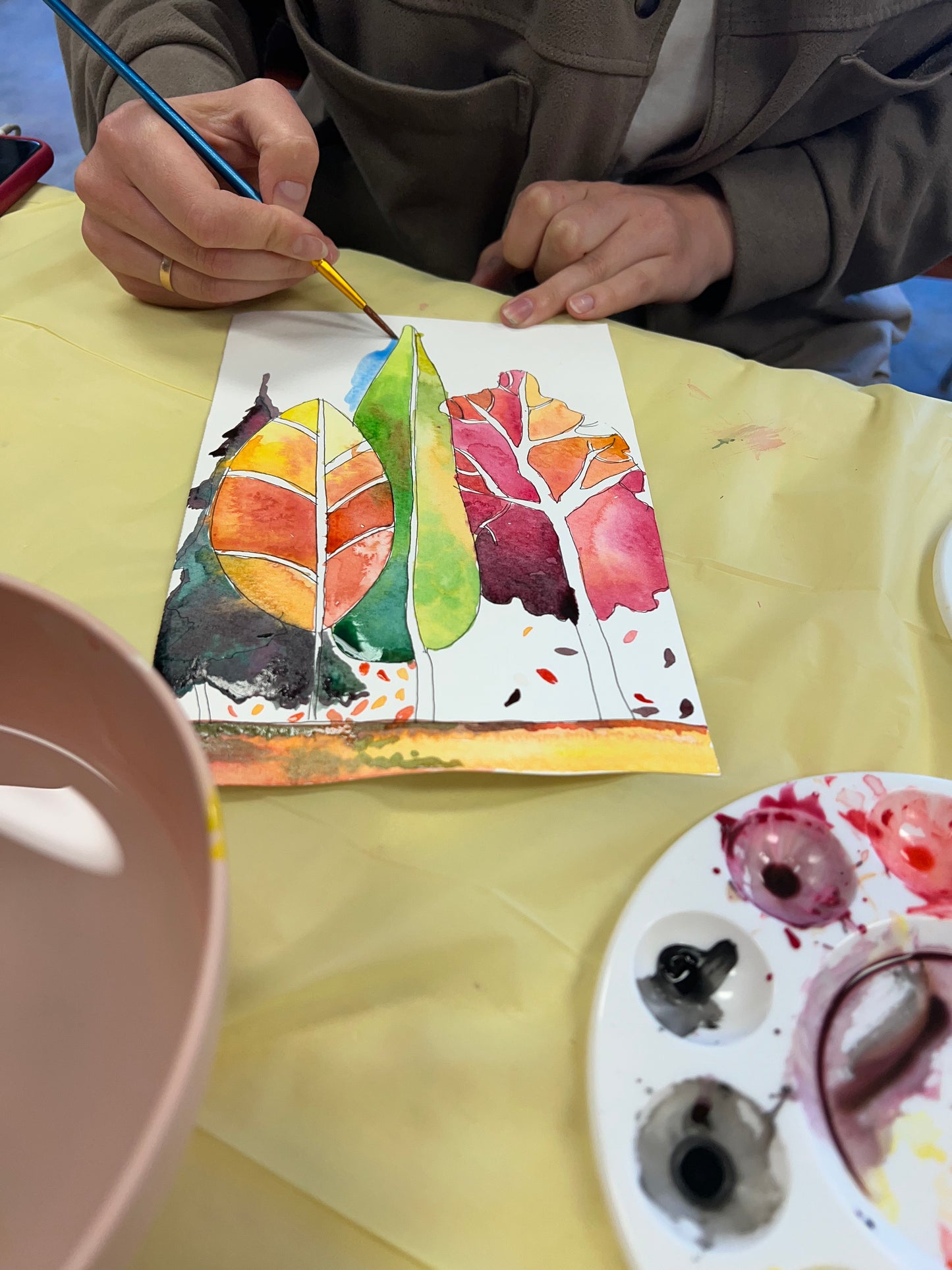 Holiday Card Painting and Making
