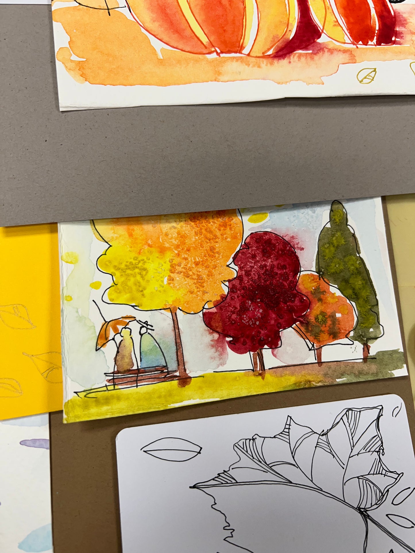 Holiday Card Painting and Making