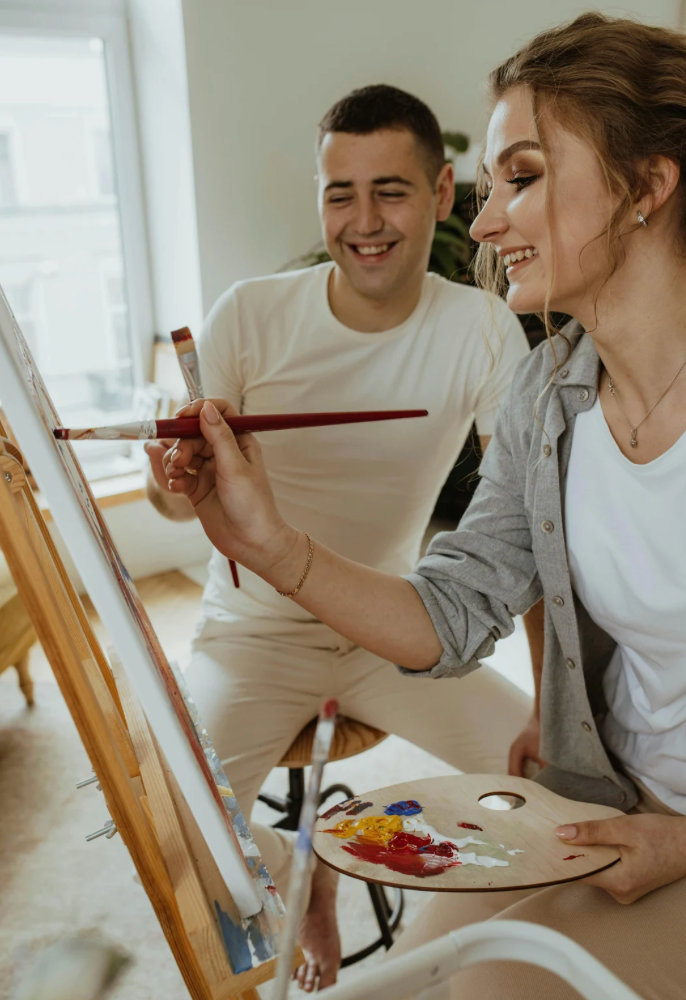 Valentines: Couples Portraits Paint & Sip