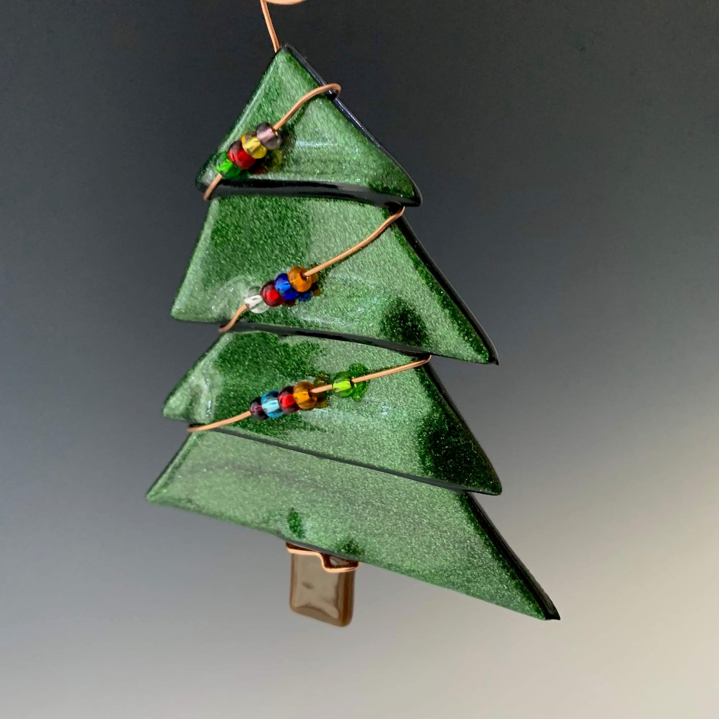 Fused Glass Ornaments: Holiday Trees