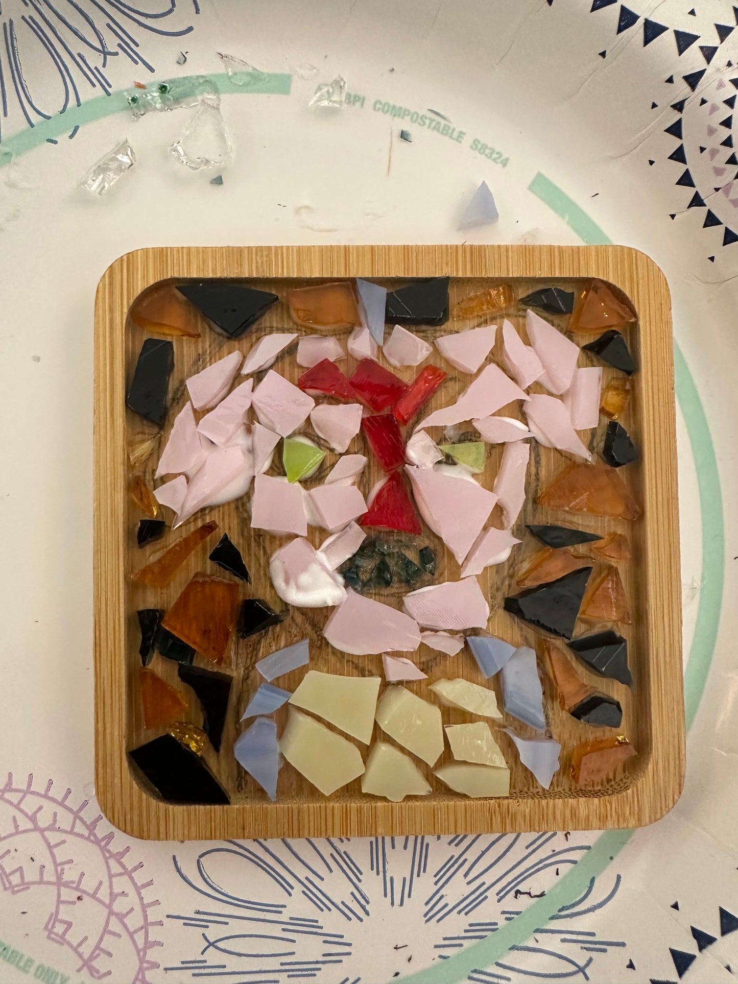 Mosaic Pet Portrait Coasters