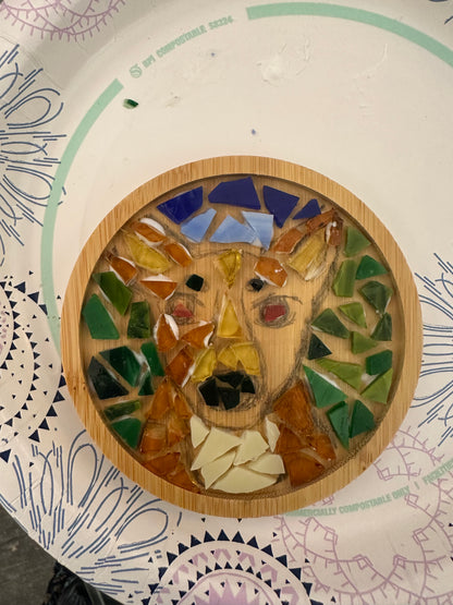 Mosaic Pet Portrait Coasters