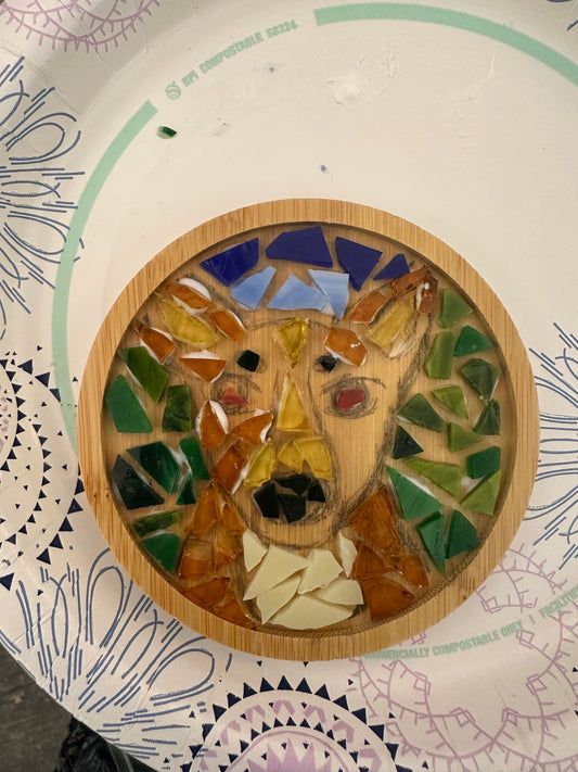 Mosaic Pet Portrait Coasters