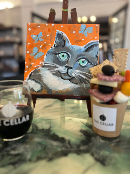 March 7:  Pet Portraits Paint & Sip -- Colfax