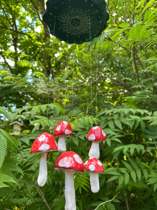 Mushroom Wind Chime Clay Workshop