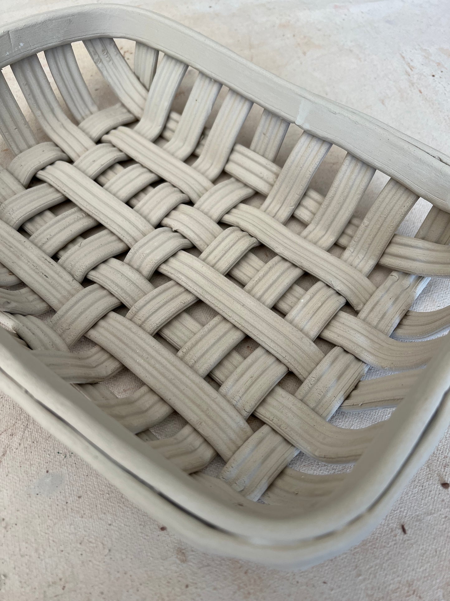 Hand-Woven Ceramic Baskets