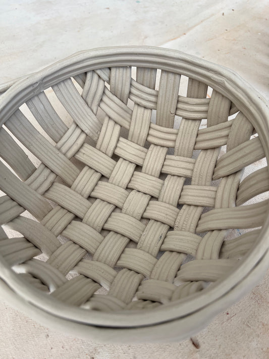 Hand-Woven Ceramic Baskets