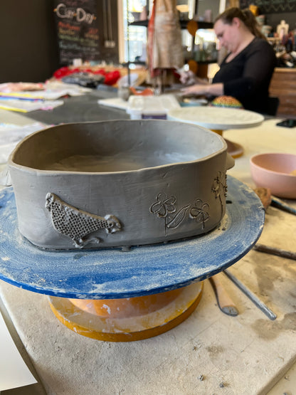 Casserole Dish Pottery Workshop