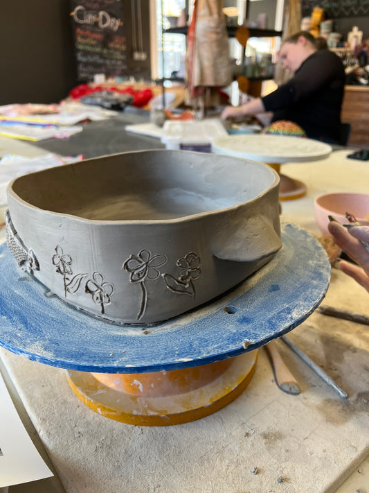 Casserole Dish Pottery Workshop