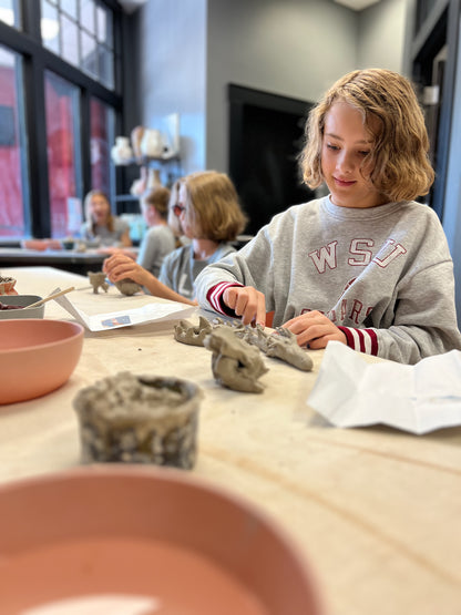 Winter Clay Camps: Make And Fill Your own Planters and Candle Vessels