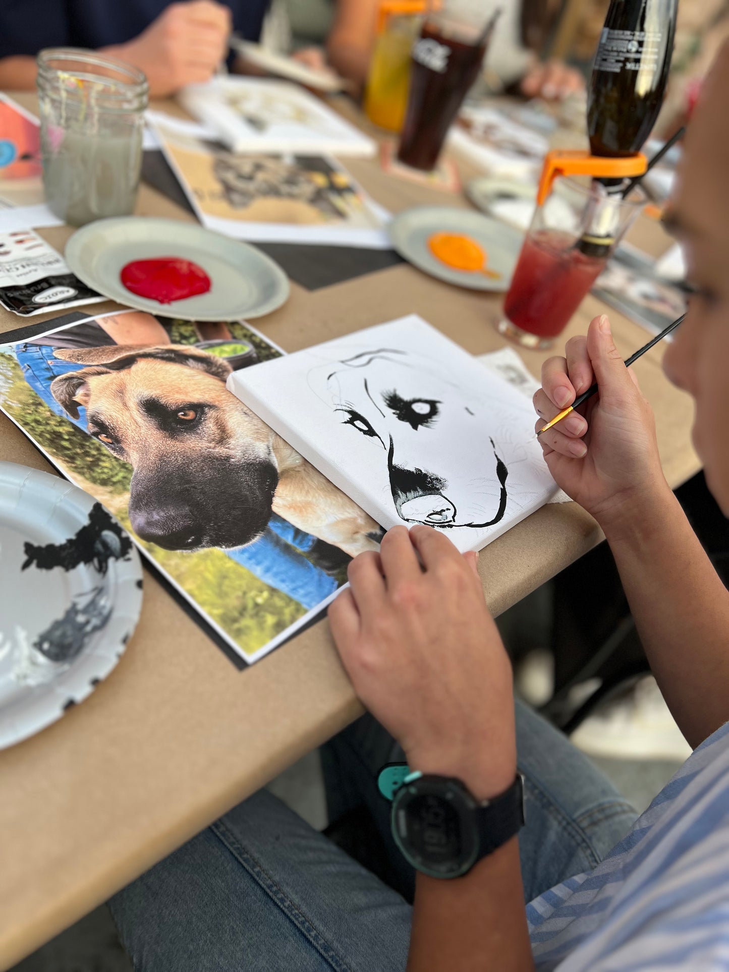 Nov. 1:  Pet Portraits Paint & Sip -- Colfax