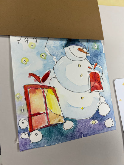 Holiday Card Painting and Making