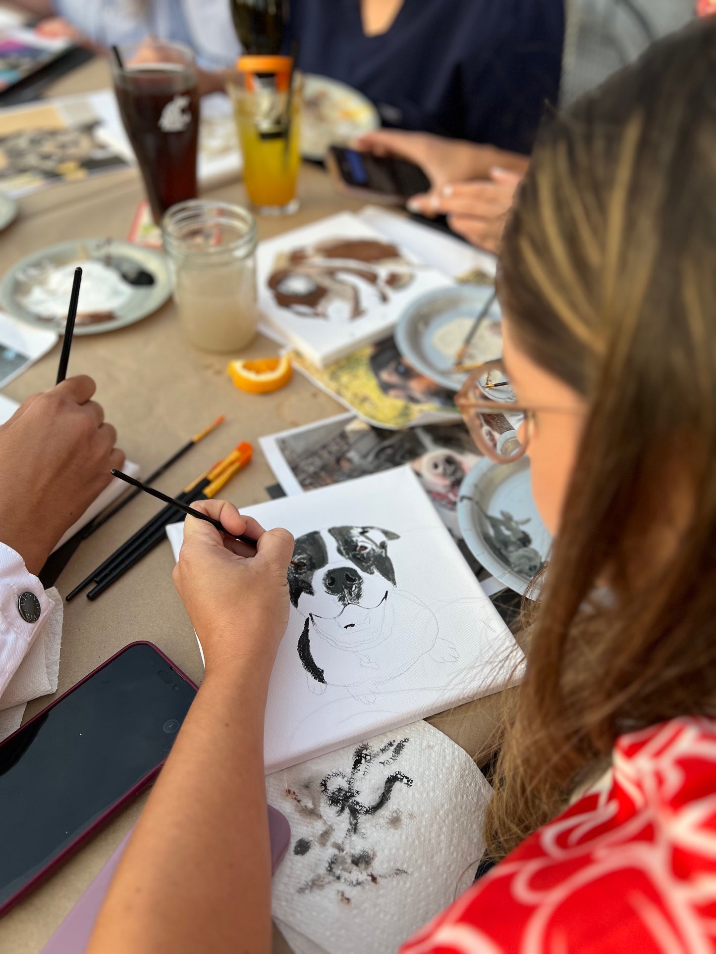Nov. 1:  Pet Portraits Paint & Sip -- Colfax