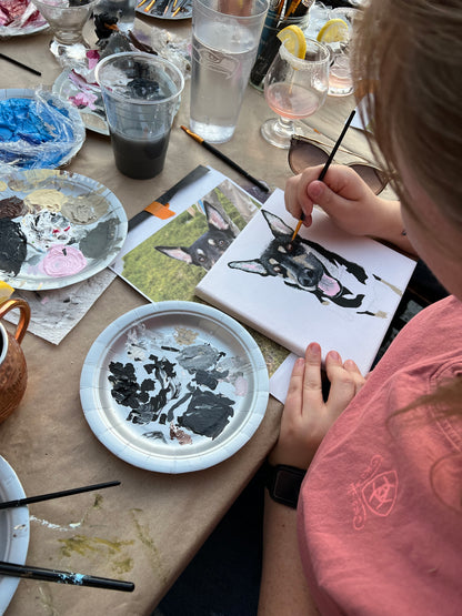 Nov. 1:  Pet Portraits Paint & Sip -- Colfax