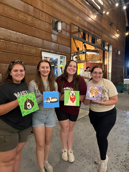 Nov. 1:  Pet Portraits Paint & Sip -- Colfax