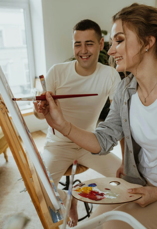 Valentines: Couples Portraits Paint & Sip