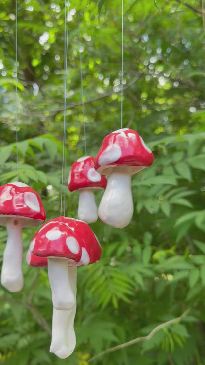 Mushroom Wind Chime Clay Workshop