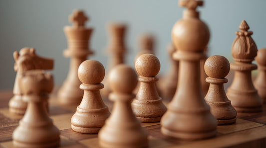 Wheel-thrown Chess Set