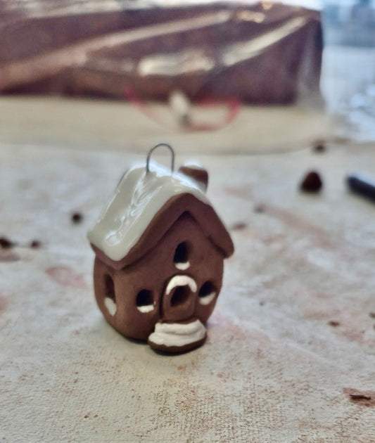 Tiny Gingerbread Village Ornaments 2026
