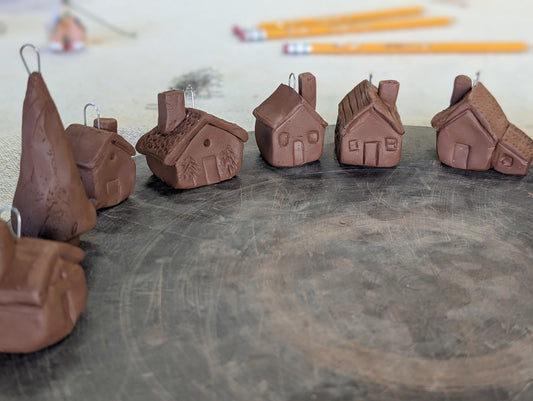 Tiny Gingerbread Village Ornaments 2026